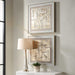 Uttermost 32357 Unpredictable Hand Painted Canvases Set/2