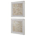Uttermost 32357 Unpredictable Hand Painted Canvases Set/2