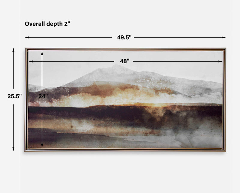 Uttermost 32359 Splash Of Land Framed Canvas