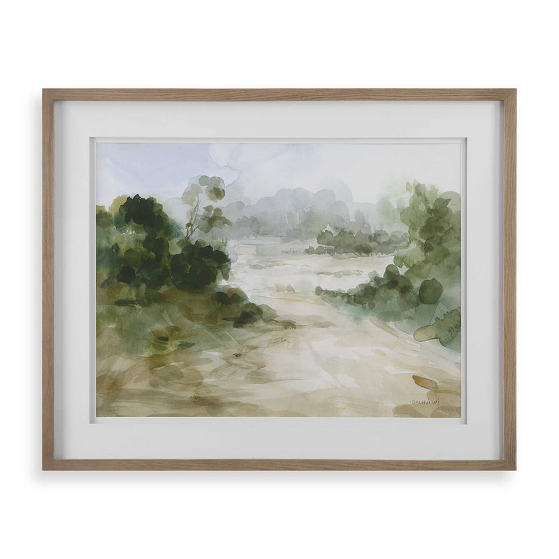 Uttermost 32381 Verdant Watercolor Landscape Print