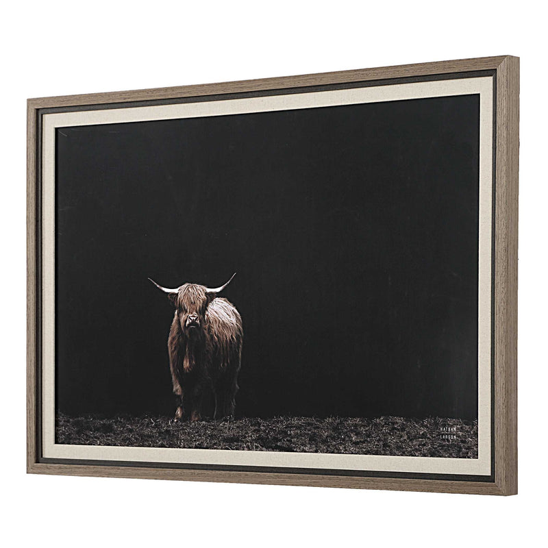 Uttermost 32391 King Of The Hill Framed Bovine Print