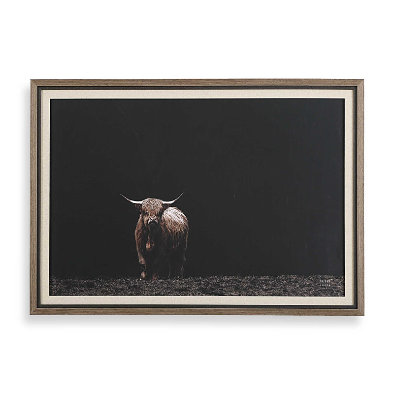 Uttermost 32391 King Of The Hill Framed Bovine Print