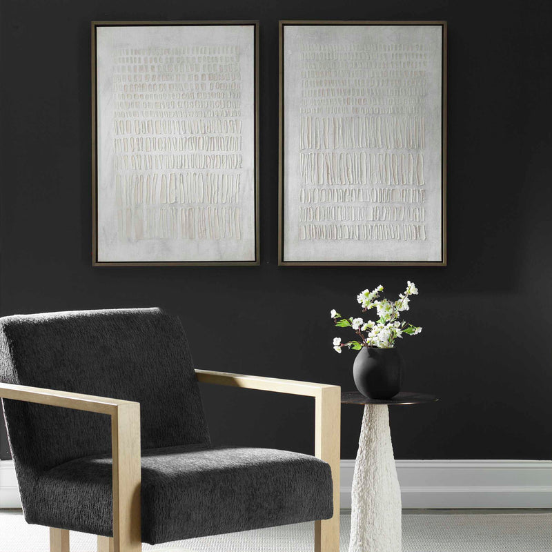 Uttermost 32395 Social Theory Framed Canvases Set/2