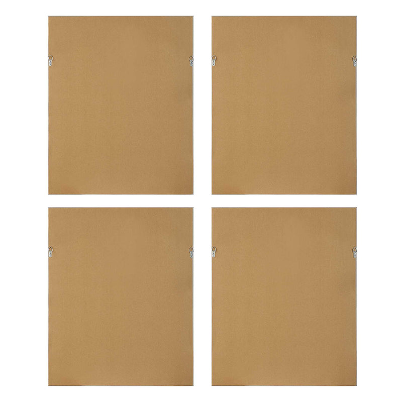 Uttermost 32428 Shibori Coral Framed Prints Set/4