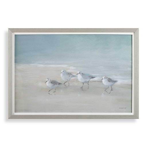 Uttermost 32427 Tranquil Shorebirds On The Sand Framed Print