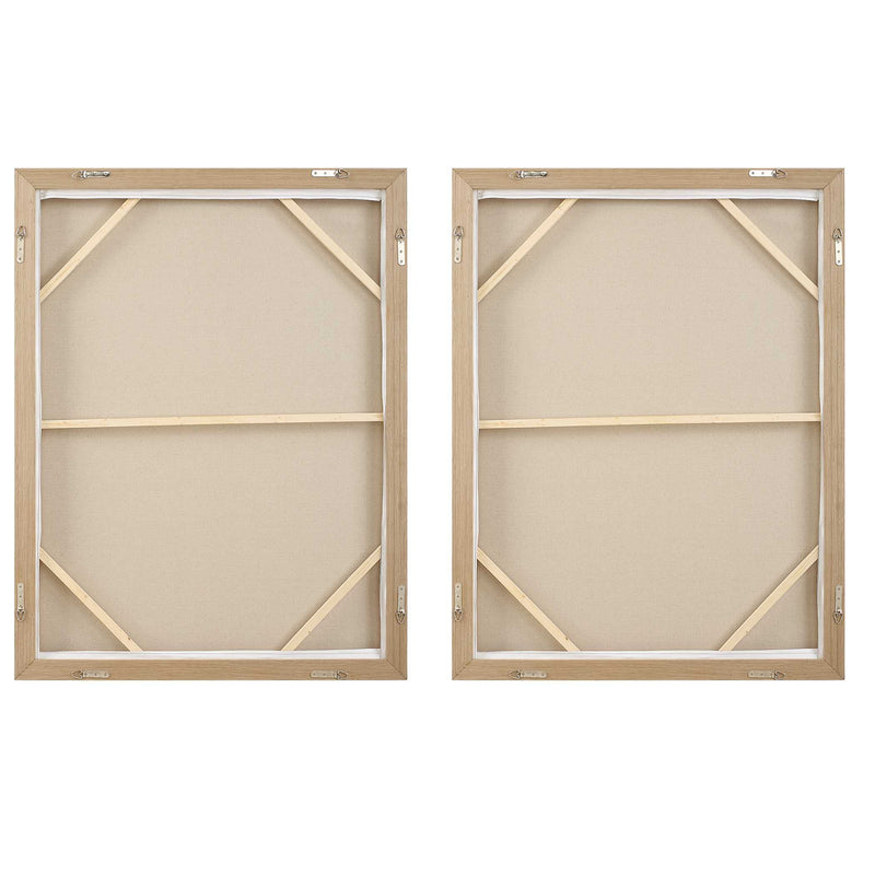 Uttermost 32433 Molten Patina Framed Canvases Set/2