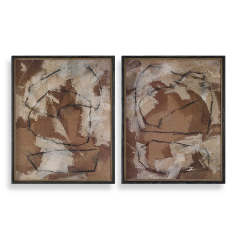 Uttermost 32444 Rush & Dash Framed Prints Set/2