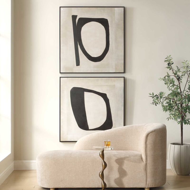 Uttermost 32437 Characters Abstract Art Set/2