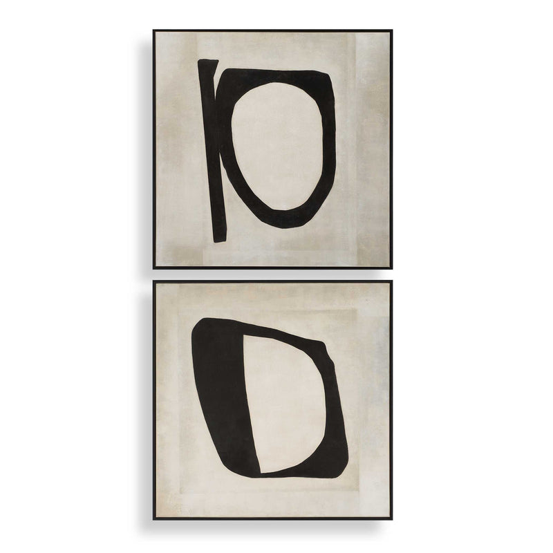 Uttermost 32437 Characters Abstract Art Set/2