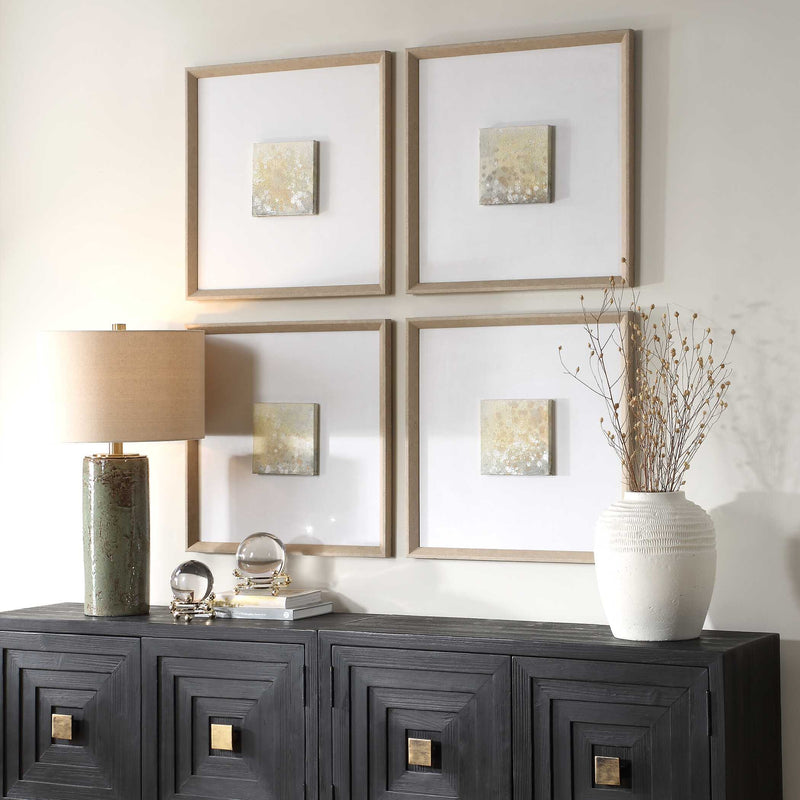 Uttermost 32457 Now & Then Abstract Art Set/4