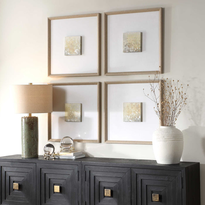 Uttermost 32457 Now & Then Abstract Art Set/4