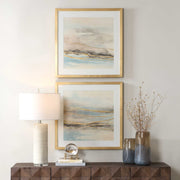 Uttermost 32461 So Golden Abstract Landscape Prints Set/2