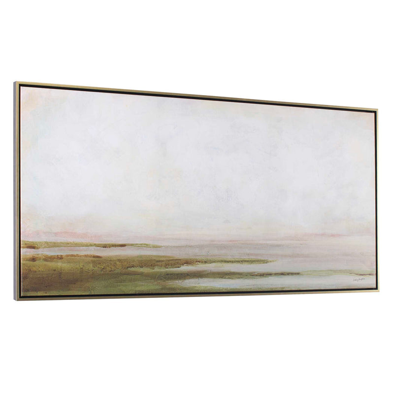Uttermost 32485 Hazy Lake Framed Landscape Art