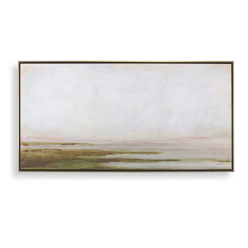 Uttermost 32485 Hazy Lake Framed Landscape Art