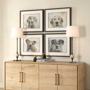 Uttermost 32466 Dog Days Framed Prints Set/4