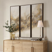 Uttermost 32489 Smoke Break Hand Painted Modern Art Set/3