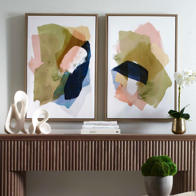 Uttermost 32499 Abstract Afternoon Framed Canvases Set/2