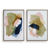 Uttermost 32499 Abstract Afternoon Framed Canvases Set/2