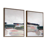 Uttermost 32539 Just Peaking Framed Abstract Prints Set/2