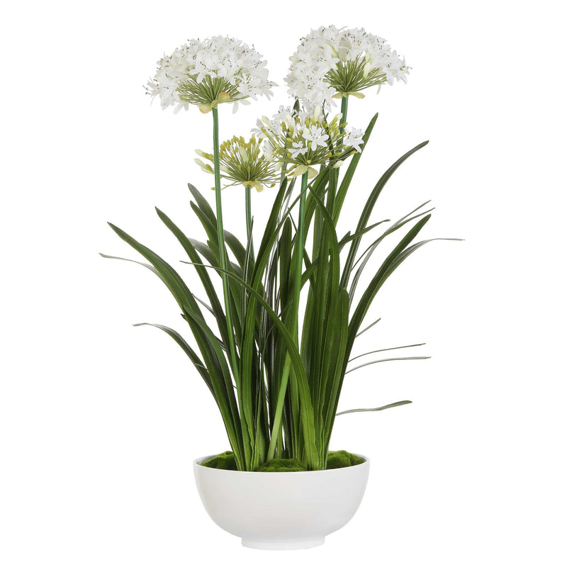 Uttermost 60221 Purity Agapanthus Centerpiece