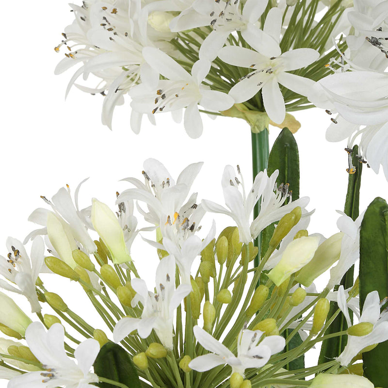 Uttermost 60221 Purity Agapanthus Centerpiece