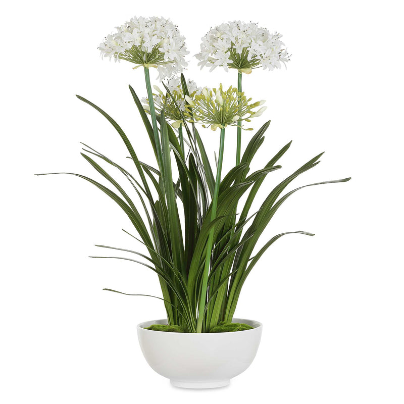 Uttermost 60221 Purity Agapanthus Centerpiece