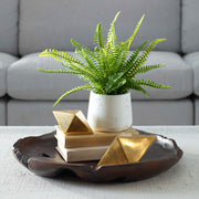 Uttermost 60238 Boston Fern In White Ceramic Pot