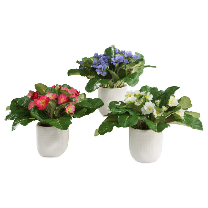 Uttermost 60247 Trilogy Primrose Accents In Vases Set/3