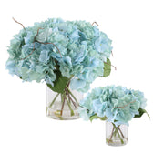 Uttermost 60249 Tranquil Blooms In Glass Vases Set/2