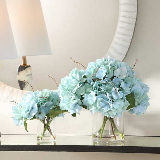 Uttermost 60249 Tranquil Blooms In Glass Vases Set/2