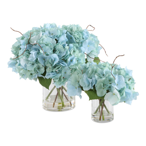 Uttermost 60249 Tranquil Blooms In Glass Vases Set/2