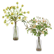 Uttermost 60251 Tranquility Lenten Rose Bouquets Set/2
