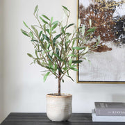 Uttermost 60264 Solea Olive Accent & Textured Vase