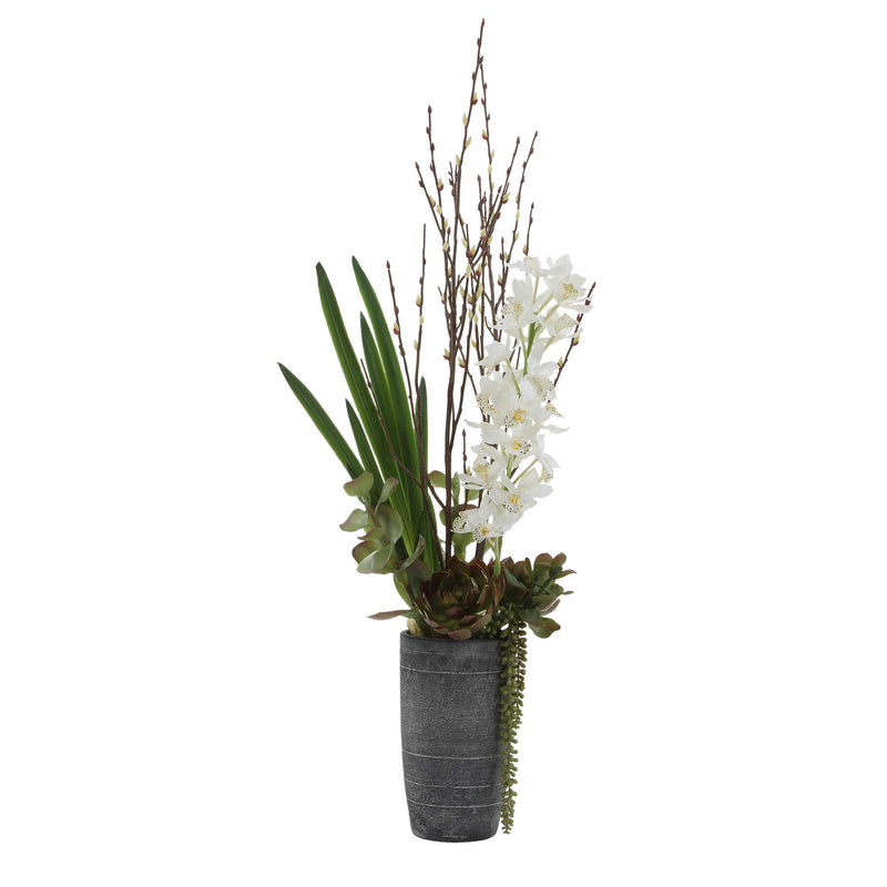 Uttermost 60265 Eterna Orchid Centerpiece & Vase