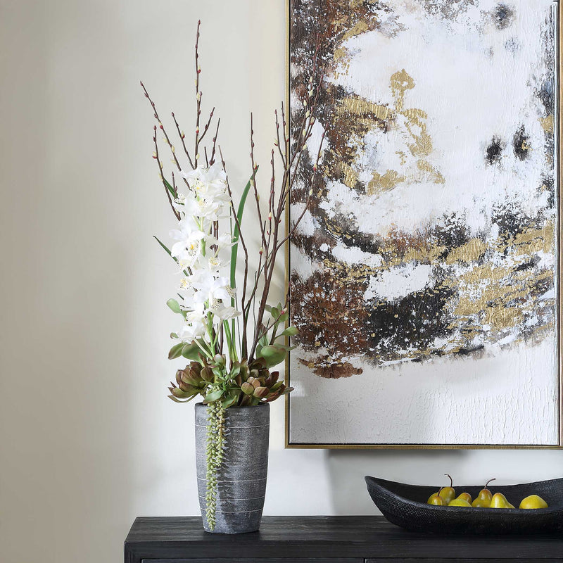 Uttermost 60265 Eterna Orchid Centerpiece & Vase