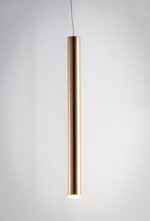 ET2 E10001-RG Flute 1 Light LED Pendant | Rose Gold