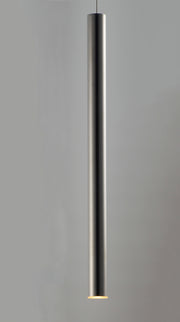 ET2 E10002-PC Flute 1 Light LED Pendant | Polished Chrome