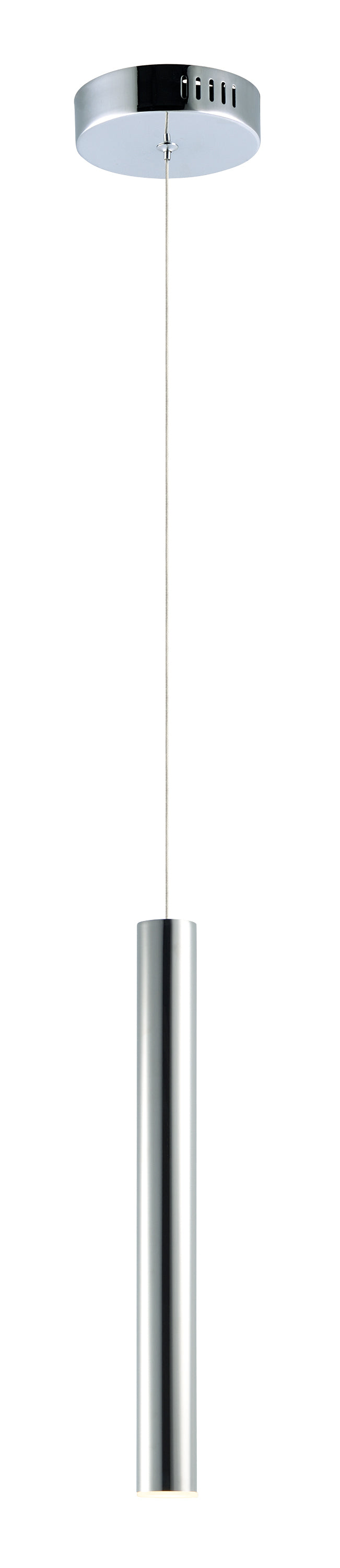 ET2 E10011-PC Flute 1 Light LED Pendant | Polished Chrome