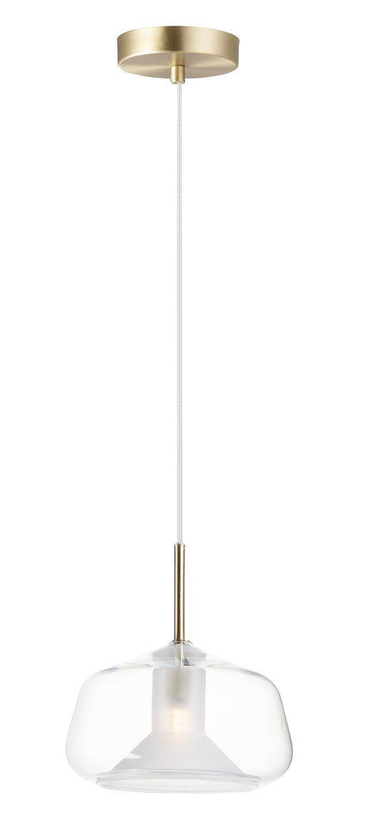 ET2 E10042-18SBR Deuce 1 Light LED Pendant | Satin Brass