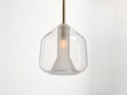 ET2 E10044-18SBR Deuce 1 Light LED Pendant | Satin Brass