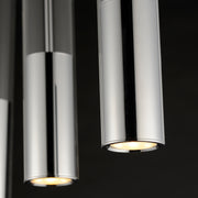 ET2 E11004-24PC Torch LED 4 Light Linear Pendant | Polished Chrome