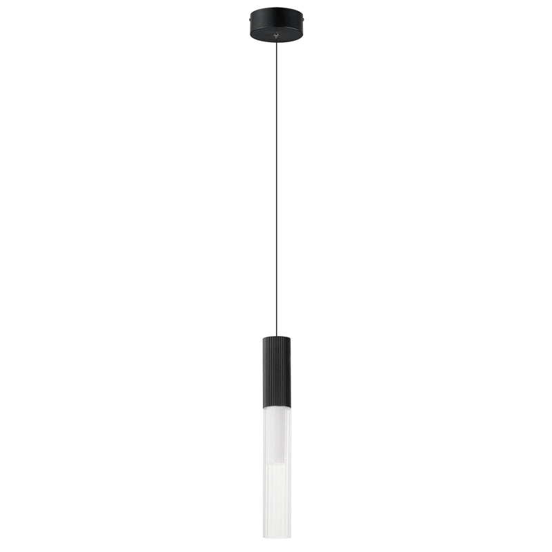 ET2 E11011-144BK Reeds 1 Light LED Pendant | Black
