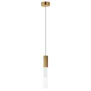 ET2 E11011-144GLD Reeds 1 Light LED Pendant | Gold