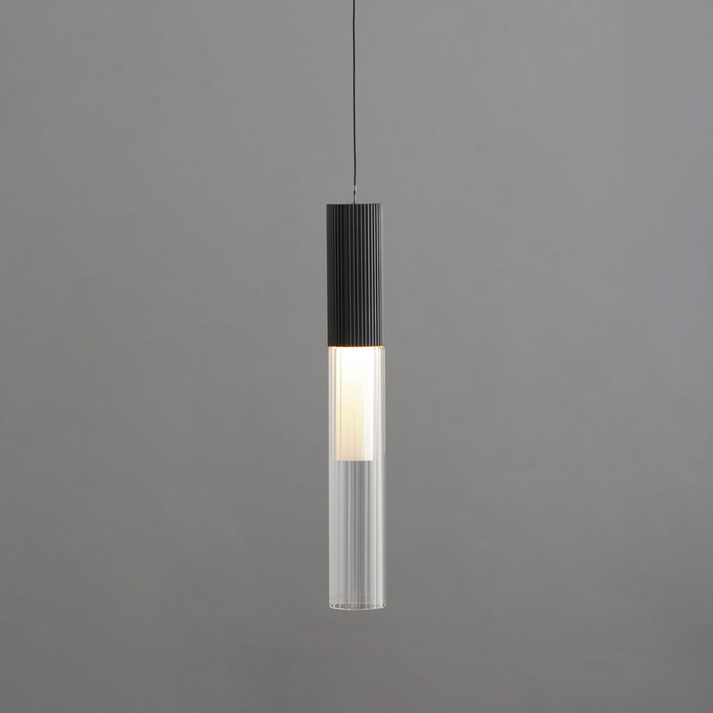 ET2 E11011-144BK Reeds 1 Light LED Pendant | Black