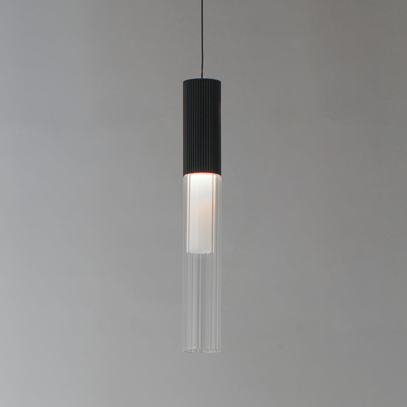 ET2 E11011-144BK Reeds 1 Light LED Pendant | Black