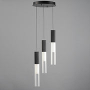 ET2 E11013-144BK Reeds 3 Light LED Pendant | Black