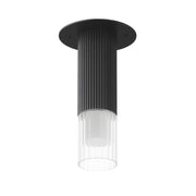 ET2 E11014-144BK Reeds LED Flush Mount | Black