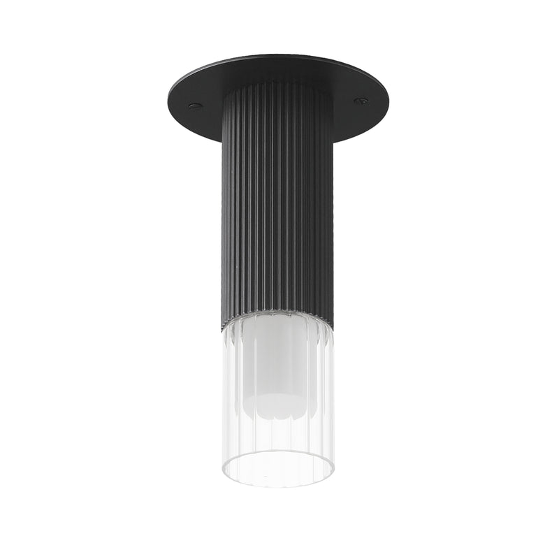 ET2 E11014-144BK Reeds LED Flush Mount | Black