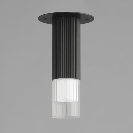 ET2 E11014-144BK Reeds LED Flush Mount | Black