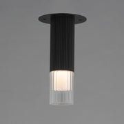 ET2 E11014-144BK Reeds LED Flush Mount | Black